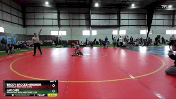 40-42 lbs Round 1 - Jax Cain, Kellam Mat Rats Wrestling Club vs Brody Brockenbrough, Guerrilla Wrestling (GWA)