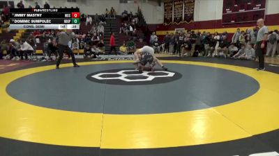 190 lbs Cons. Semi - Jimmy Mastny, Marian Central Catholic vs Dominic Sumpolec, Notre Dame-Green Pond