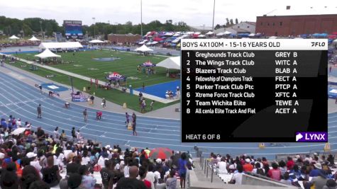 Youth Boys' 4x100m Relay Championship, Semi-Finals 6 - Age 15-16