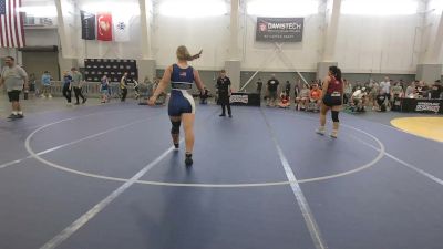 170-178 lbs Quarters - Romie Uhrig, Western Colorado Wrestling Club vs Keely Hansen, Sanpete Girls Wrestling Club