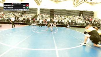 122-H lbs Round Of 128 - Benjamin Cole, Cherokee vs Billy Pernot, Northern Delaware Wrestling Academy