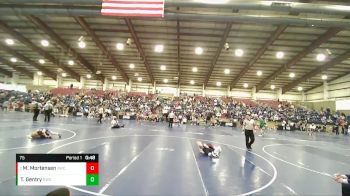 75 lbs Cons. Round 1 - Maverick Mortensen, Aviator Wrestling Club vs Treysen Gentry, Bonneville Wrestling Club