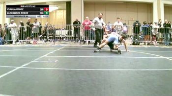 132 lbs Round Of 64 - Joshua Perez, Christopher Columbus HS vs Alexander Perez, Ncg