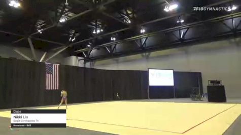 Nikki Liu - Clubs, Eagle Gymnastics TX - 2021 USA Gymnastics Championships