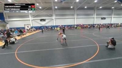 132 lbs Cons. Round 2 - Tyler Turnbaugh, Unattached vs Liam Montgomery, Unattached