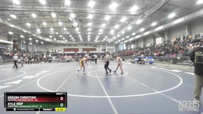 152 lbs Round 1 (3 Team) - Keegin Christian, Palmyra Macedon Sr HS vs Kyle Reif, Northern Adirondack Sr HS