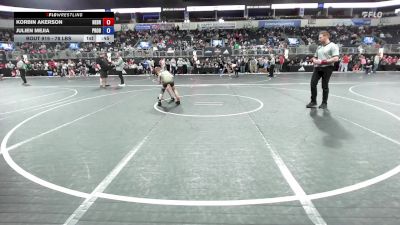 78 lbs Consi Of 4 - Korbin Akerson, Nebraska Boyz vs Julien Mejia, Prodigy Elite Wrestling