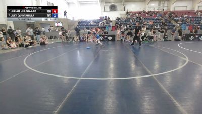 125 lbs Quarters - Lillian Hulegaard, Peninsula vs Lilly Quintanilla, Thermopolis Wrestling Club