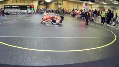 120 lbs Consi Of 16 #1 - Stanley Okimoto, Golden Backs MRTC vs Michael Kowalski, Sanderson Wr Ac