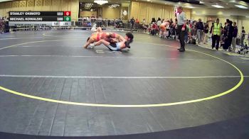 120 lbs Consi Of 16 #1 - Stanley Okimoto, Golden Backs MRTC vs Michael Kowalski, Sanderson Wr Ac