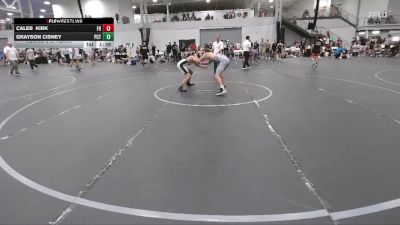 120 lbs Round 3 (6 Team) - Caleb Kirk, Freakztyle Black vs Grayson Cisney, Palm City Thundercats