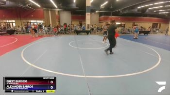 138 lbs Cons. Semi - Brett Burgess, 3F Wrestling vs Alexander Barros, Best Trained Wrestling