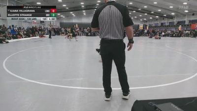 130 lbs Semis - Iliana Villagrana, Lone Star Mat Club vs Elliotte Strange, Highlander Wrestling Club