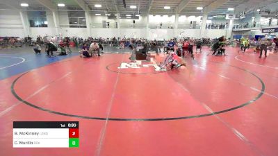 91 lbs Consi Of 16 #1 - Bryant McKinney, Londonderry vs Caiden Murillo, Ddk Wc