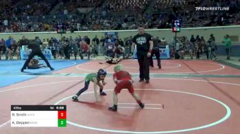 43 lbs Prelims - Rhett Smith, Hinton vs Keb Deppen, Moore Lions