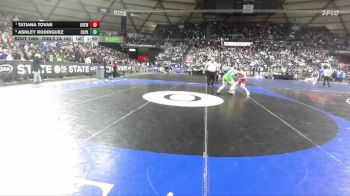 Girls 2A 190 lbs Semifinal - Tatiana Tovar, Grandview (Girls) vs Ashley Rodriguez, Clover Park (Girls)