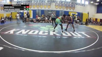 165 lbs Round 2 (8 Team) - Joseph Sibaja, Talon WC vs Jason McLeod-Sebree, Buchholz