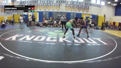 165 lbs Round 2 (8 Team) - Joseph Sibaja, Talon WC vs Jason McLeod-Sebree, Buchholz