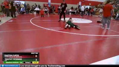 58-64 lbs Round 3 - Daxton Curtis, Platte Valley Jr. Wrestling vs Timothy McGinnis, HRA