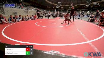 51 lbs Semifinal - Jenson Sisco, Collinsville Cardinal Youth Wrestling vs Remmi Schwahn, Broken Arrow Wrestling Club