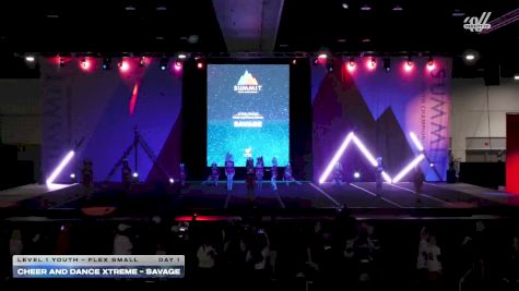 Cheer and Dance Xtreme - SAVAGE [2026 L1 Youth - Flex Small Day 1] 2026 The Youth Summit