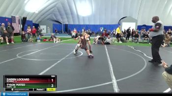 100 lbs Round 2 (10 Team) - Zaiden Lockard, Olympia vs Tyson Mateo, Terps