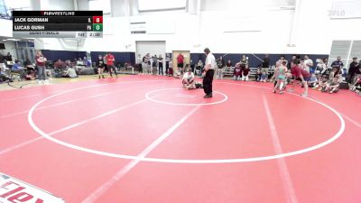 M-70 lbs Semifinal - Jack Gorman, IL vs Lucas Gush, PA