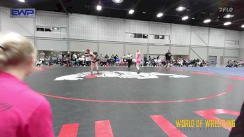 90 lbs Quarterfinal - Charlie Turner, Mean Girls vs Mabel Rogers, Sisters On The Mat Purple