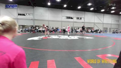 90 lbs Quarterfinal - Charlie Turner, Mean Girls vs Mabel Rogers, Sisters On The Mat Purple