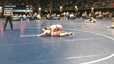 140 lbs Consy 3 - Carter Kindig, West Perry vs Evan Reed, Penns Valley