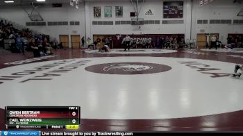 133 lbs Champ. Round 1 - Cael Weinzweig, UW - La Crosse vs Owen Bertram, Concordia Moorhead