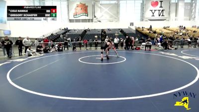 116 lbs Cons. Round 6 - Cole Randle, NWAA vs Gregory Schaefer, Deep Roots Wrestling Club