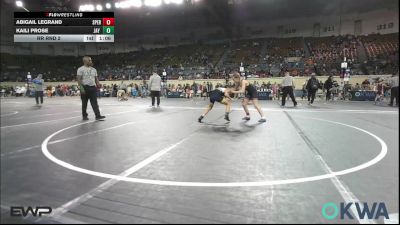 88 lbs Rr Rnd 2 - Abigail LeGrand, Sperry Wrestling Club vs Kaili Prose, Jay Wrestling Club