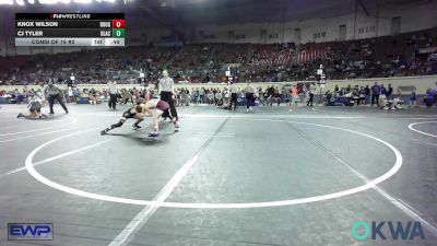 64 lbs Consi Of 16 #2 - Knox Wilson, Rough Riders vs Cj Tyler, Black Fox Wrestling Club