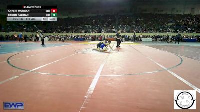 140 lbs Round Of 32 - Kaysin Morgan, Catoosa Wrestling vs Cason Palidar, Bixby