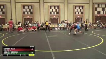 125 lbs Semis & 1st Wrestleback (8 Team) - Jerzey Ryan, Rednose vs Adrian DeJesus, Steel Valley Black