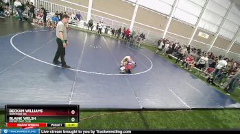 82 lbs Cons. Round 3 - Blaine Welsh, Patriot Mat Club vs Beckam Williams, Northside WC
