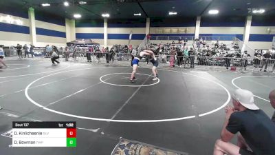 215 lbs Round Of 16 - Devin Kinlicheenie, Silver Creek Scrappers vs Dallin Bowman, Timpanogos