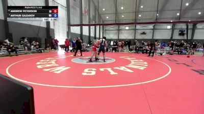 Junior Boys GR - 165 lbs Cons. Semis - Andrew Peterson, CA vs Arthur Gazarov, WA