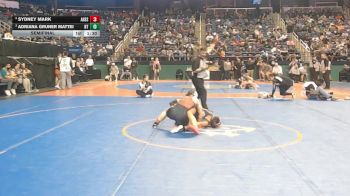 6A - 114 lbs Semifinal - Adriana Gruner Mattei, Northern Durham High School vs Sydney Mark, Asheville High School / SILSA