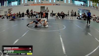 92 lbs Round 2 (6 Team) - Jace Barnes, Misfits United vs Giovanni Acevedo, Riverdale WC