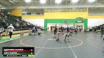 75 lbs Round 4 - Alessandro Calderon, Storm vs Rhett Clanton, The Storm Wrestling Center