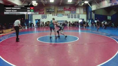 126 lbs Quarterfinal - Rocky Humphrey, Sultana vs Brody Sloat, Chino Hills