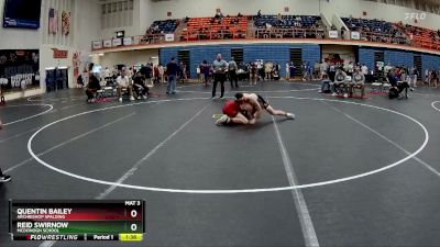120 lbs Quarterfinal - Reid Swirnow, McDonogh School vs Quentin Bailey, Archbishop Spalding