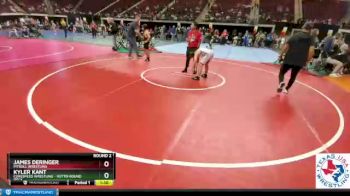 100 lbs Round 2 - James Deringer, Pitbull Wrestling vs Kyler Kant, Corespeed Wrestling - Hutto-Round Rock