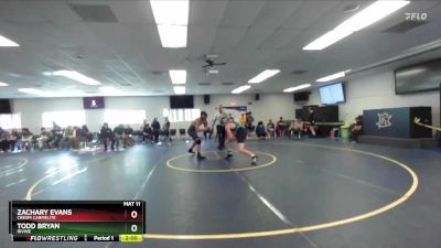 175 lbs Champ. Round 1 - Zachary Evans, Crespi Carmelite vs Todd Bryan, Irvine
