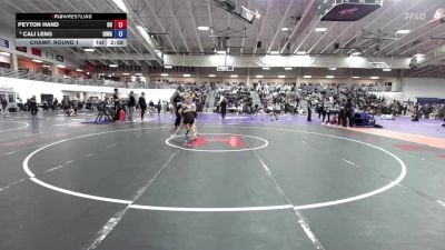 124 lbs Champ. Round 1 - Cali Leng, Iowa vs Peyton Hand, Ottawa University