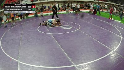 140 lbs 3rd Place Match - Koai'a SakamotoFlores, Hawaii vs Archer Ferguson, Oregon
