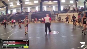 105/110 Round 3 - Noah Arrington, Unattached vs Jayden Frey(110), Canes Wrestling Club