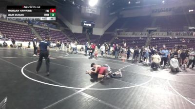 110.6-114 lbs Champ. Round 2 - Morgan Hawkins, Eaglecrest Wrestling Club vs Liam Dumas, Pikes Peak Warriors Wrestling